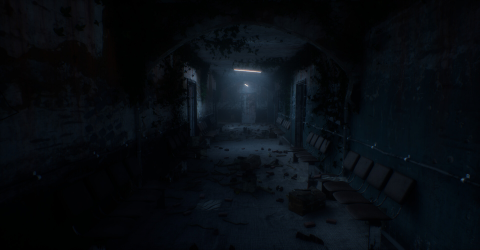 Horror scene lighting